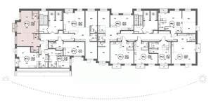 2-к квартира, строящийся дом, 62м2, 12/19 этаж