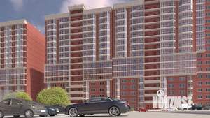 2-к квартира, строящийся дом, 64м2, 2/16 этаж