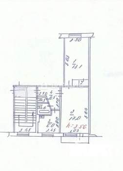 2-к квартира, вторичка, 44м2, 5/5 этаж