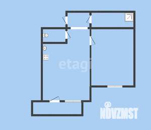 1-к квартира, вторичка, 38м2, 3/17 этаж