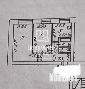 2-к квартира, вторичка, 45м2, 1/4 этаж