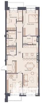 Студия квартира, вторичка, 138м2, 5/8 этаж