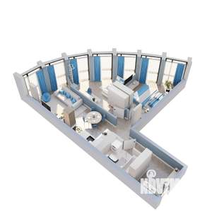 2-к квартира, вторичка, 72м2, 5/8 этаж