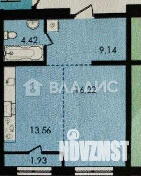 1-к квартира, вторичка, 45м2, 11/15 этаж