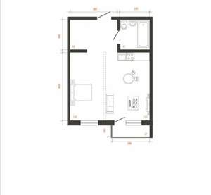 1-к квартира, вторичка, 41м2, 10/10 этаж