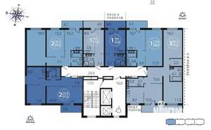 2-к квартира, вторичка, 52м2, 7/16 этаж