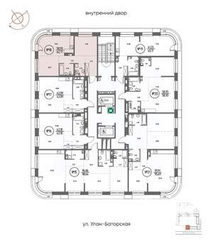 2-к квартира, строящийся дом, 63м2, 4/20 этаж