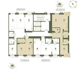 3-к квартира, вторичка, 95м2, 8/9 этаж