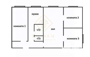 4-к квартира, вторичка, 62м2, 1/5 этаж