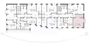 2-к квартира, строящийся дом, 55м2, 6/19 этаж