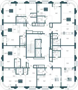 3-к квартира, вторичка, 76м2, 6/20 этаж
