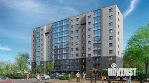 2-к квартира, строящийся дом, 58м2, 3/10 этаж