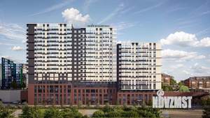 1-к квартира, строящийся дом, 34м2, 14/19 этаж