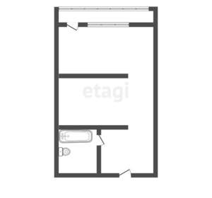 Студия квартира, вторичка, 25м2, 2/5 этаж