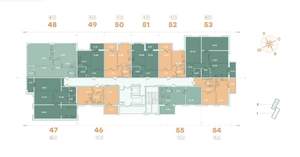 2-к квартира, вторичка, 77м2, 7/14 этаж