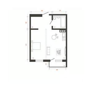 1-к квартира, вторичка, 41м2, 10/10 этаж