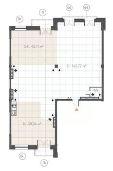 Студия квартира, строящийся дом, 230м2, 5/8 этаж