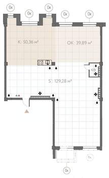 Студия квартира, строящийся дом, 220м2, 2/8 этаж