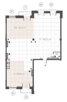 Студия квартира, вторичка, 230м2, 7/8 этаж