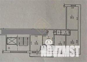 3-к квартира, вторичка, 96м2, 4/10 этаж