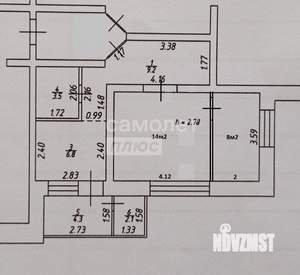 1-к квартира, вторичка, 42м2, 6/12 этаж
