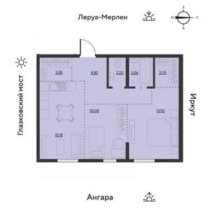 3-к квартира, вторичка, 60м2, 15/19 этаж