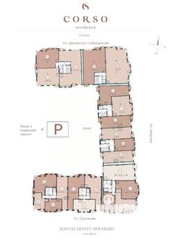 Студия квартира, строящийся дом, 138м2, 4/8 этаж