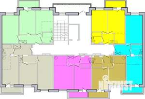 3-к квартира, строящийся дом, 60м2, 3/9 этаж