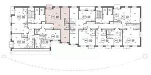 3-к квартира, строящийся дом, 89м2, 9/19 этаж