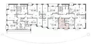 1-к квартира, строящийся дом, 33м2, 9/19 этаж