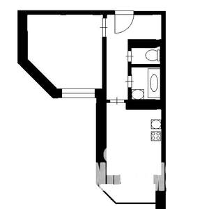 1-к квартира, вторичка, 46м2, 5/5 этаж