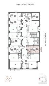 Студия квартира, вторичка, 23м2, 18/19 этаж