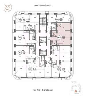2-к квартира, строящийся дом, 58м2, 15/20 этаж