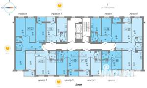 2-к квартира, вторичка, 57м2, 13/16 этаж