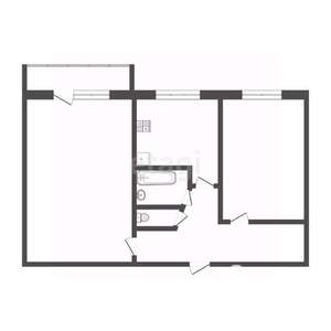 2-к квартира, вторичка, 44м2, 4/5 этаж