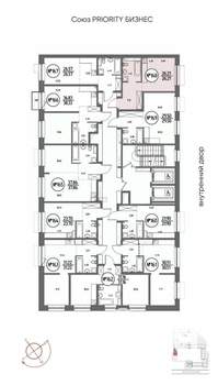 Студия квартира, строящийся дом, 26м2, 5/19 этаж