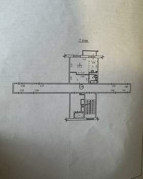 1-к квартира, вторичка, 35м2, 7/9 этаж