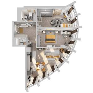 3-к квартира, вторичка, 96м2, 5/8 этаж
