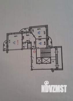 3-к квартира, вторичка, 72м2, 4/12 этаж