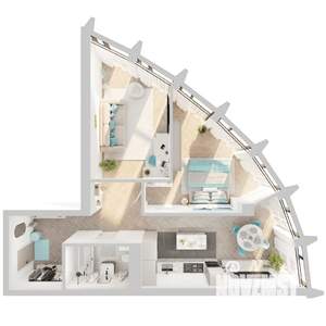 2-к квартира, вторичка, 67м2, 4/8 этаж