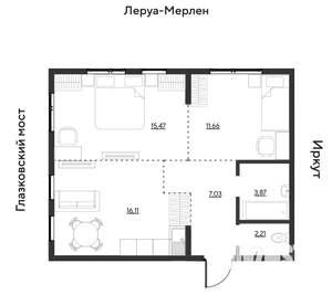 3-к квартира, вторичка, 56м2, 2/19 этаж
