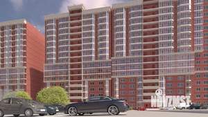 2-к квартира, строящийся дом, 64м2, 9/16 этаж