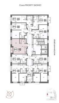 1-к квартира, строящийся дом, 37м2, 6/19 этаж