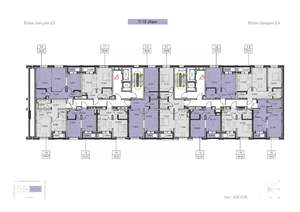 2-к квартира, вторичка, 60м2, 13/13 этаж