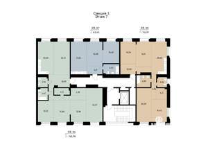 2-к квартира, вторичка, 63м2, 7/9 этаж