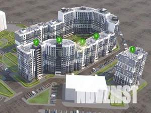 2-к квартира, сданный дом, 35м2, 9/13 этаж