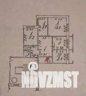 4-к квартира, вторичка, 75м2, 3/9 этаж