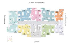 2-к квартира, строящийся дом, 60м2, 7/16 этаж