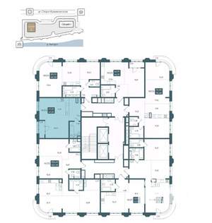 1-к квартира, вторичка, 48м2, 11/20 этаж