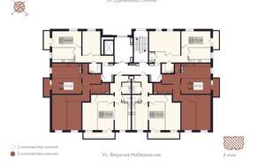 2-к квартира, вторичка, 80м2, 8/8 этаж